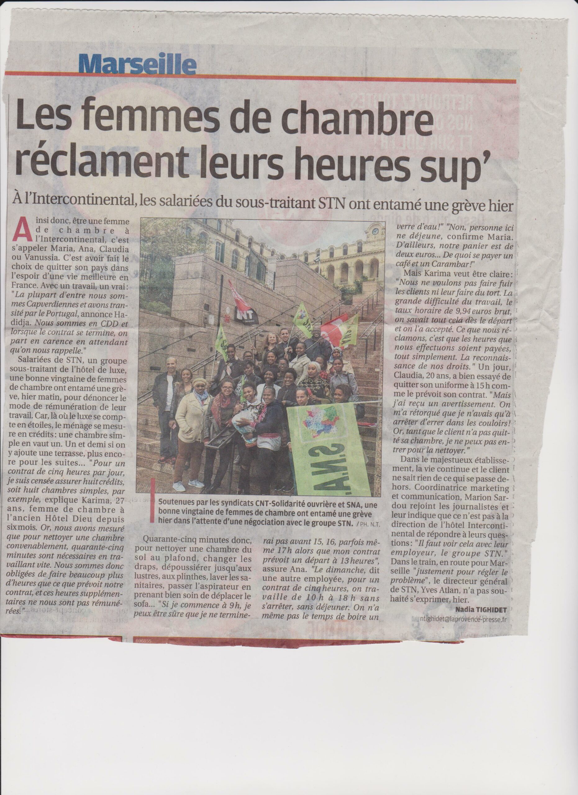 La Provence - article - 26oct16