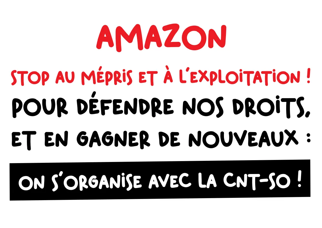 Tu travailles chez Amazon ? Rejoins ton syndicat de combat !