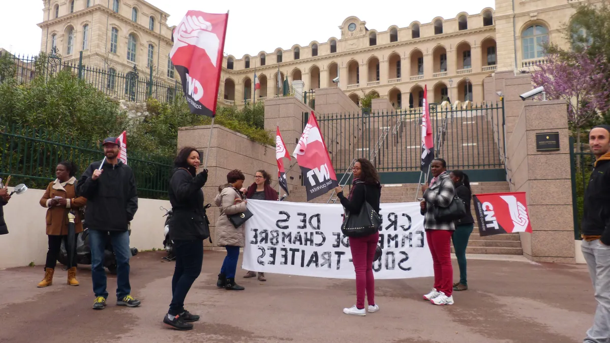 De Clichy à Marseille les "invisibles" de la sous-traitance hôtelière se font entendre ! Rassemblement samedi 20/01 à Marseille