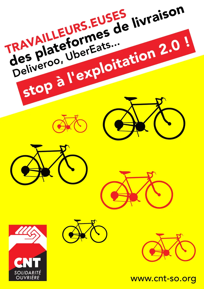Livreurs des plate-formes