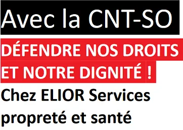 Elections au CSE d'ELIOR-SPS : faisons barrage aux syndicats vendus au patron !