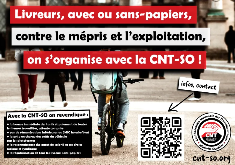 Scrutin ARPE, pour les livreurs : l’essentiel sera de lutter !