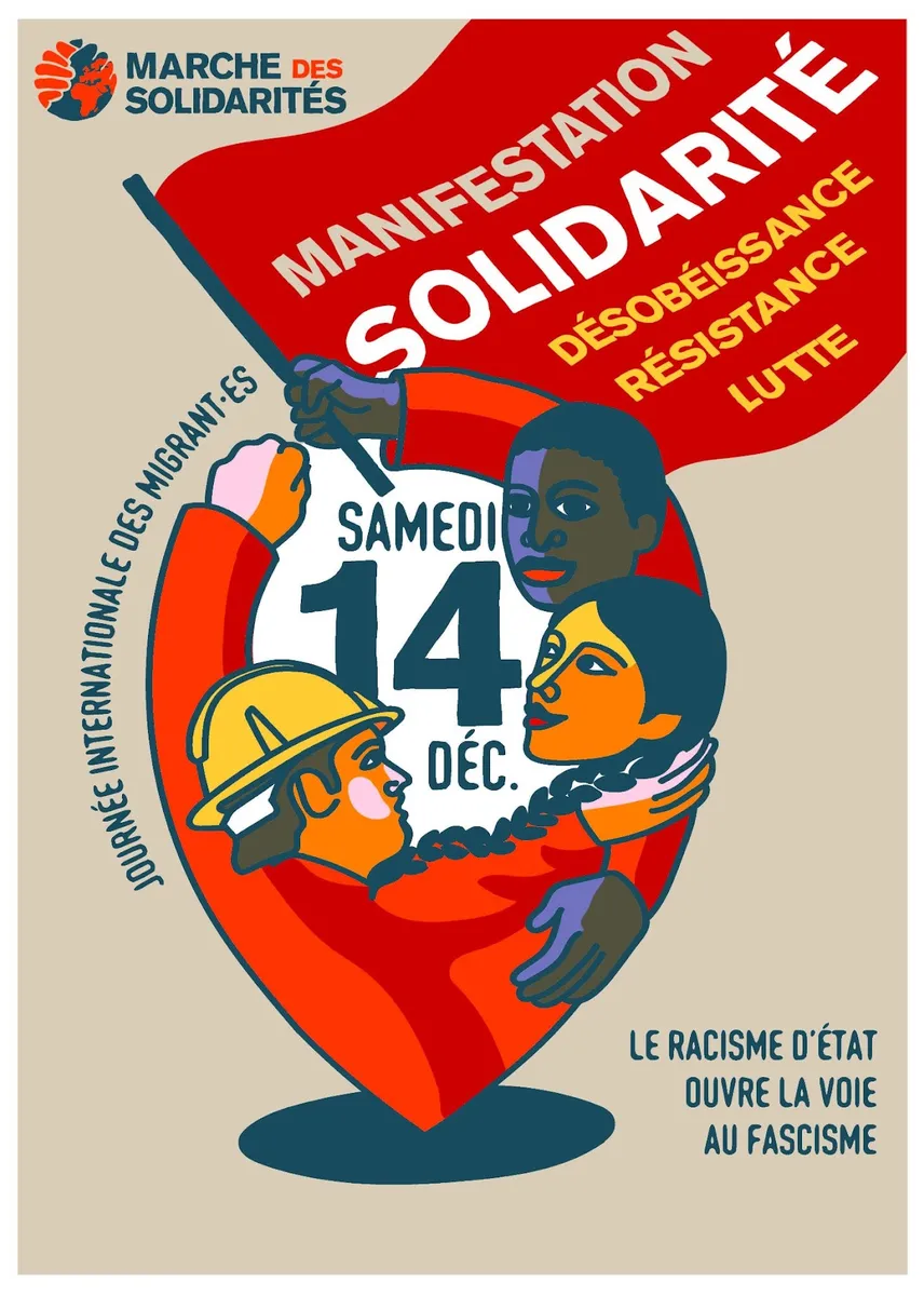 Du 14 au 18 décembre à l’occasion de la Journée internationale des migrant·e·s, mobilisons-nous partout sur le territoire