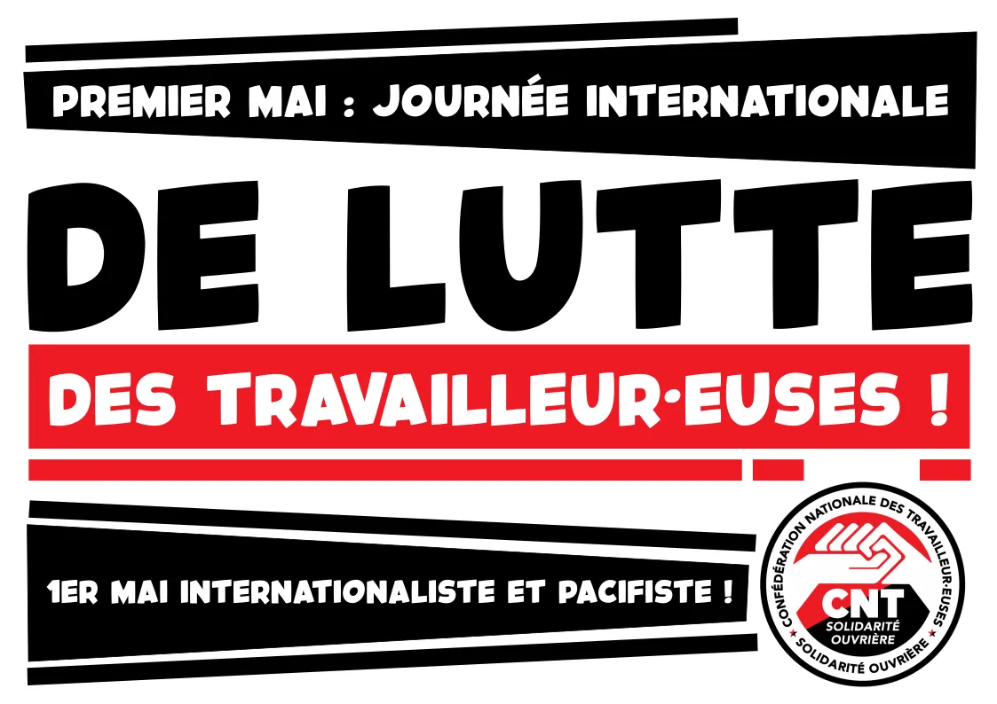 Tous et toutes dans la rue pour le 1er mai !