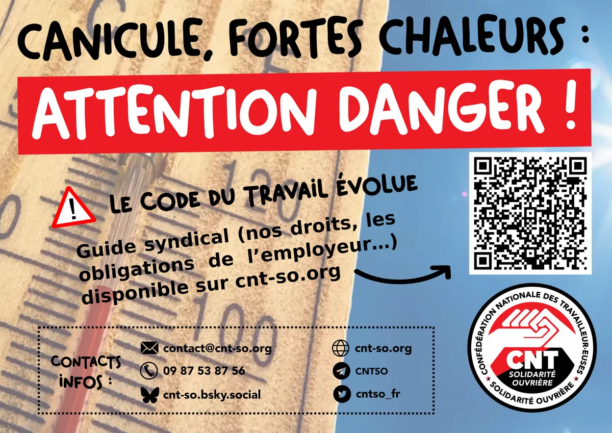 Canicule et travail : droits des salariés et obligations des employeurs en cas de forte chaleur