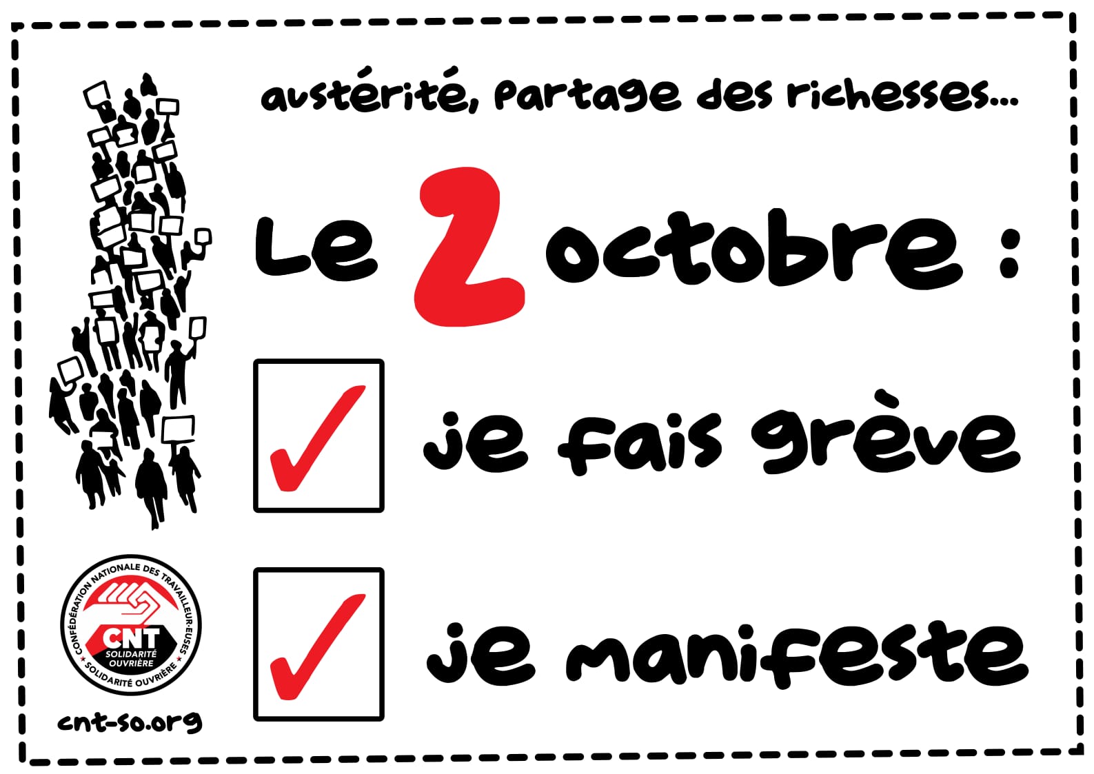 Austérité, partage égalitaire des richesses… Le combat continue !